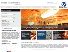 Tablet Screenshot of hotelviceroyinn.com